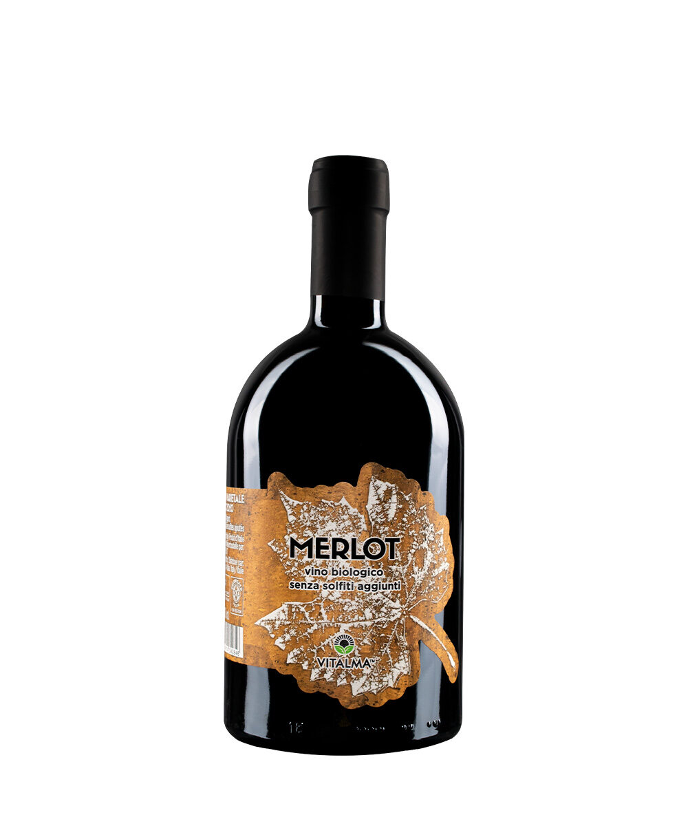 Vitalma – Merlot vino biologico senza solfiti aggiunti - BIO